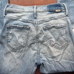 MOTHER Denim Jeans in Light Blue
